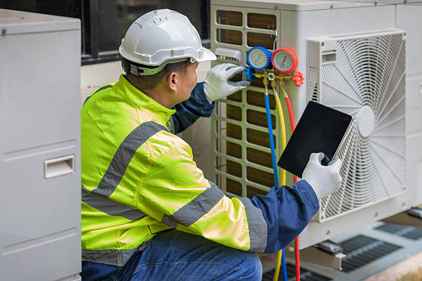 Professional Ac Installation technician working in New Town, MA
